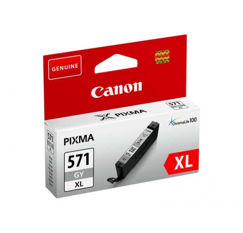 Canon CLI571XL Gris Cartucho de Tinta Original - 0335C001