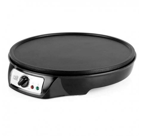 Orbegozo Crepera CM 2360 Maquina para Crepes Versatil y Facil de Usar - Superficie Antiadherente - Temperatura Ajustable - Luces Indicadoras - Pies Antideslizantes y Accesorios Incluidos
