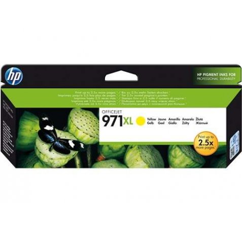 HP 971XL Amarillo Cartucho de Tinta Original - CN628AE
