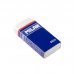 Milan 4024 Goma de Borrar Rectangular - Miga de Pan Flexible - Caucho Sintetico - Faja de Carton Azul - Envuelta Individualmente - Color Blanco (24 uds)