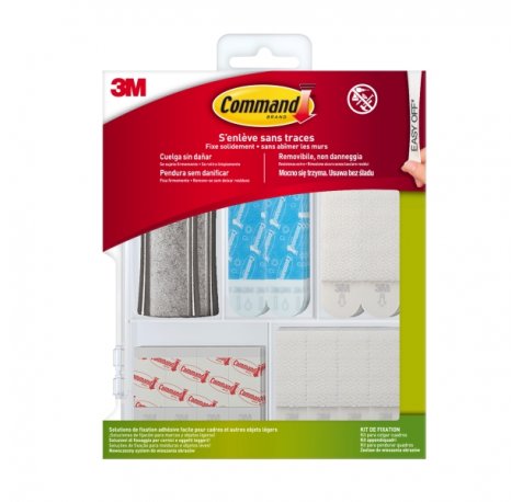 Command Kit Surtido de Fijacion Adhesiva - Colores Surtidos
