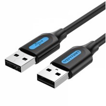 Vention Cable USB 2.0 Macho a USB Macho - 1m - Color Negro