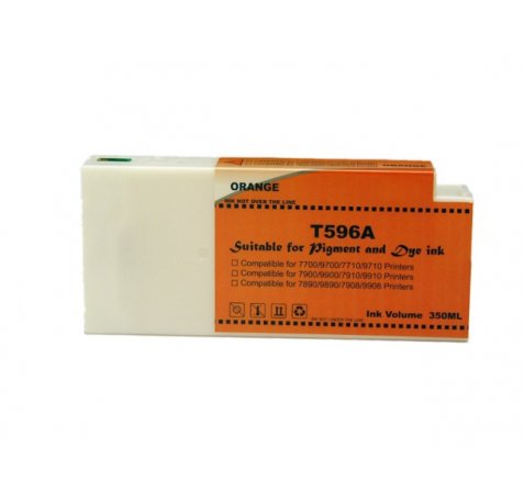 Compatible Epson T596A Naranja Cartucho de Tinta Pigmentada C13T596A00