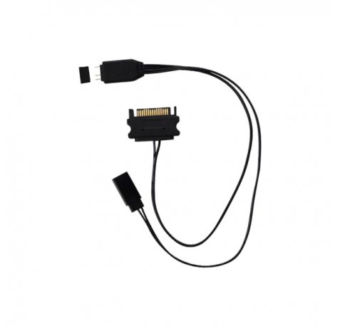Coolbox ARGB CTRL01 Controlador ARGB Mini - Transforma el BotÃ³n Reset en un Selector de Efectos Para Ventiladores y Dispositivos ARGB - Mas de 20 Efectos Distintos