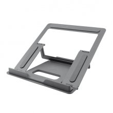 Coolbox ATRIL02 Soporte para Portatil hasta 17" - Aluminio - Plegable - Gomas Antideslizantes - Color Gris Coolbox ATRIL02 Soporte para Portatil hasta 17" - Aluminio - Plegable - Gomas Antideslizantes - Color Gris