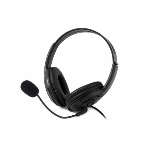 Coolbox COOLCHAT U1 Auriculares - Microfono USB - Sonido Claro - Diseño Ergonomico - Conexion Rapida - Color Negro