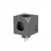 Coolbox Cubik Cubo Multienchufes con 3 Tomas + 2x USB-C 20W max. - 1x USB-A 15W max.  - Color Gris