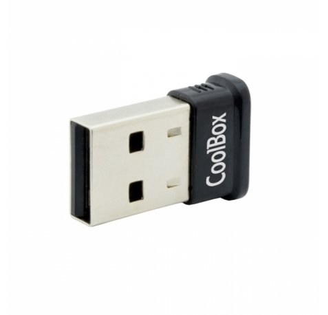 Coolbox Adaptador USB BT5.3 - Conexion Rapida - Alta Compatibilidad - Bajo Consumo Energetico - Color Negro