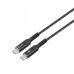 Coolbox USB-C a USB-C Cable 60W Carga+Datos - Alta Velocidad - Confiabilidad - Versatilidad - Color Negro