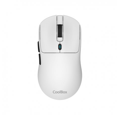 Coolbox W03 Raton Gaming Inalambrico 10000dpi - 7 Botones - Sensor Pixart 3325 - Color Blanco