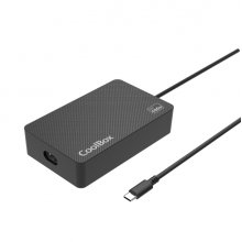 Coolbox NB100 Cargador de Pared GaN 100W - USBâ??C - PD3.0 Para Carga Rapida Inteligente - Seleccion Automatica de Voltaje - Color Negro Coolbox NB100 Cargador de Pared GaN 100W - USBâ??C - PD3.0 Para Carga Rapida Inteligente - Seleccion Automatica de Voltaje - Color Negro