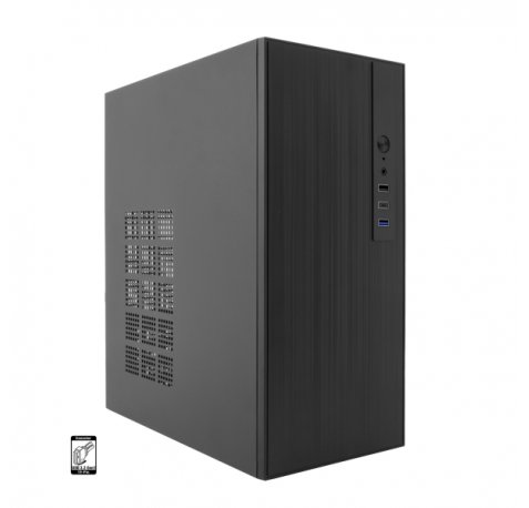 Coolbox M460 Caja MicroATX - TamaÃ±o Disco Soportado 3.5", 2.5" - USB-C 3.2 Gen1 y Audio - Fuente de AlimentaciÃ³n 500W - Color Negro