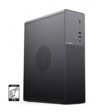 CoolBox T100 Slim Caja Torre Micro ATX, Mini ITX - TamaÃ±o HDD 2.5" - USB 3.2, USB-C - Color Negro