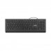 Coolbox FlatPro Teclado USB con 105 Teclas - Teclas planas - QWERTY EspaÃ±ol - Color Negro