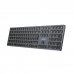Coolbox Moonlight B431 Teclado Inalambrico - RF 2.4G y Bluetooth 5.1 - Teclas ABS Redondeadas Silencioso - Retroiluminado con 7 Colores - Bateria Recargable - Color Negro