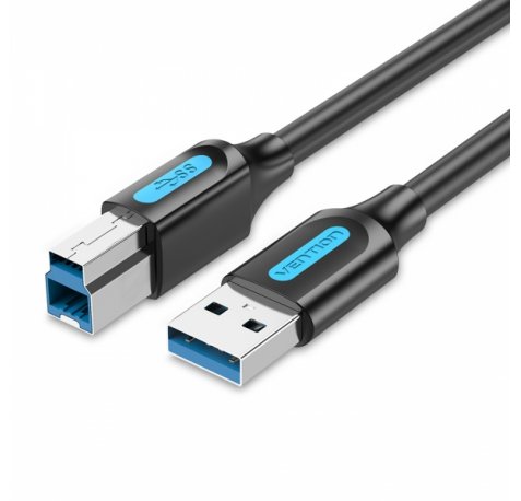 Vention Cable USB-B 3.0 Macho a USB Macho - 3m - Color Negro