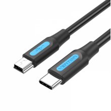 Vention Cable USB-C Macho a MiniUSB Macho - 1.5m - Color Negro