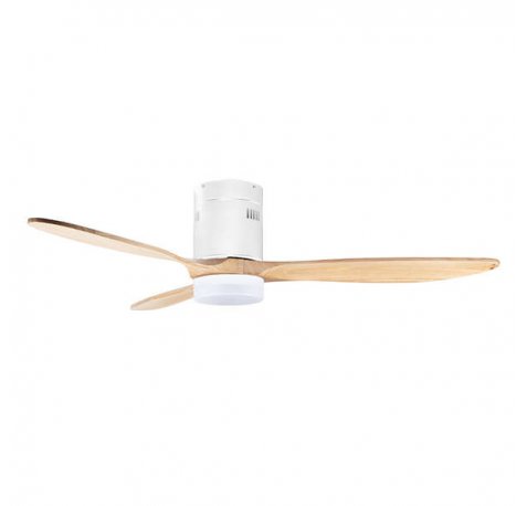 Orbegozo CP 114132 Ventilador de Techo Moderno - Potente Motor DC - Luz LED Ajustable - Funcion Reversible para Invierno y Verano - Mando a Distancia - Temporizador Programable