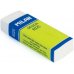 Milan Nata 6020 Goma de Borrar para Dibujo Rectangular - Plastico - Faja de Carton Verde - Envuelta Individualmente - Color Blanco (20 uds)
