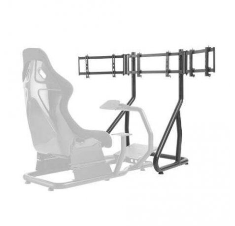 Cromad Stand para Tres Televisores Racing Simulator Cockpit Seat