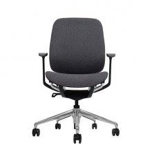 Cromad Zenith Collection Silla de Oficina - Piston de Gas de Grado 4 - Respaldo Ergonomico - Reposabrazos Ajustables - Color Negro