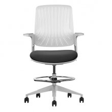 Cromad Elevare Pro Silla de Oficina - Elevador de Gas - Respaldo Ergonomico - Inclinacion Ajustable - Resistencia Extrema al Desgaste - Base Robusta - Ruedas Silenciosas