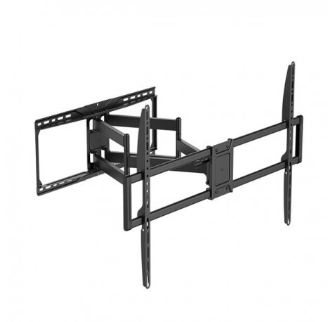Cromad CR1217 Soporte de Pared con Brazo Articulado Reforzado para TV de 50"-105" - Giratorio, Inclinable y Extensible - Peso Max 75Kg - VESA 600x400mm