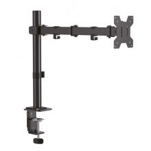 Cromad Soporte de Mesa con Brazo Articulado para Monitor de 17"-32" - Giratorio, Inclinable y Extensible - Gestion de Cables - Peso Max 10kg - VESA 100x100mm
