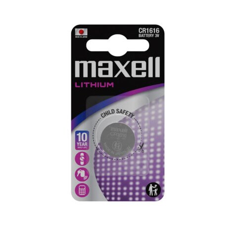 Maxell Pack de 1 Pila Litio de Boton CR1616 3V
