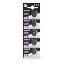 Maxell Pack de 5 Pilas Litio de Boton CR1616 3V