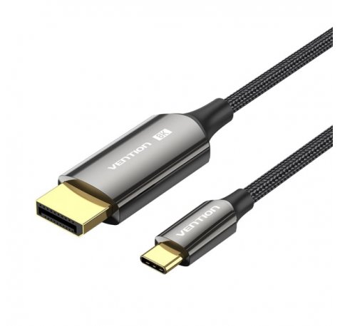 Vention Cable USB-C a DisplayPort 8K - 2m - Trenzado - Color Negro