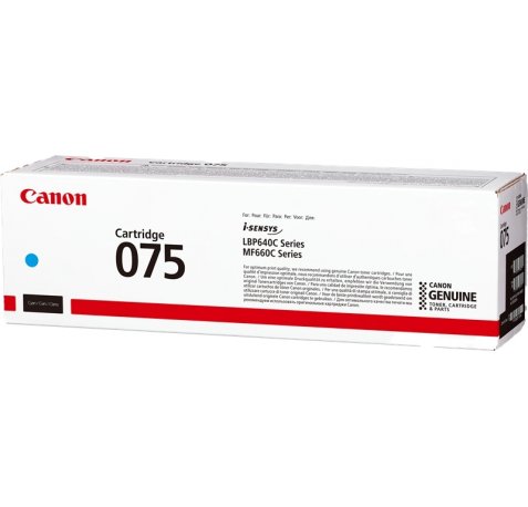 Canon 075 Cyan Cartucho de Toner Original - 6364C002