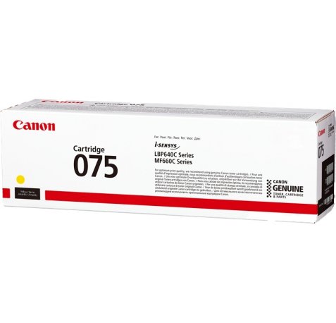 Canon 075 Amarillo Cartucho de Toner Original - 6362C002