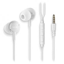NGS CROSS DRIFT Auriculares Intraurales con Microfono - Jack 3.5mm - Boton Multifuncion - Color Blanco