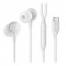NGS CROSS STEP Auriculares Intraurales con Microfono - USB-C - Boton Multifuncion - Color Blanco