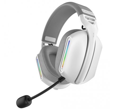 Coolsound Auricular Gaming G11 Bluetooth - Iluminación RGB - Color Blanco
