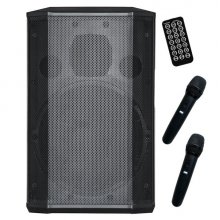 Coolsound Pro 600 Altavoz Autoamplificado Bluetooth 500W 8" 100W RMS con Bateria - True Wireless - USB, SD - 2 Microfonos Serie Pro - Autonomia hasta 4.5h - Mando a Distancia