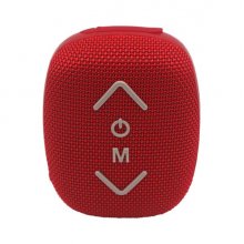 Coolsound Riderbeat Altavoz Bluetooth True Wireless 7W - Autonomia hasta 3h - USB, MicroSD y Aux - Funcion Manos Libres - Radio FM - Soporte Para Manillar - Color Rojo