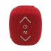 Coolsound Riderbeat Altavoz Bluetooth True Wireless 7W - Autonomia hasta 3h - USB, MicroSD y Aux - Funcion Manos Libres - Radio FM - Soporte Para Manillar - Color Rojo