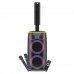 Coolsound Blast Pump 2.1 Altavoz Karaoke - 2x 6.5" - 80W RMS - 5 Tweeters - Iluminacion RGB - Bluetooth, USB, Tarjeta TF y Auxiliar - 2 Microfonos Inalambricos Incluidos - Mando a Distancia - Color Verde