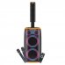 Coolsound Blast Pump 2.1 Altavoz Karaoke - 2x 6.5" - 80W RMS - 5 Tweeters - Iluminacion RGB - Bluetooth, USB, Tarjeta TF y Auxiliar - 2 Microfonos Inalambricos Incluidos - Mando a Distancia - Color Naranja