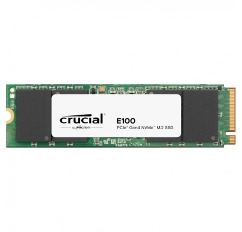 Crucial E100 Disco Duro Solido SSD 480GB M2 PCIe NVMe 4.0