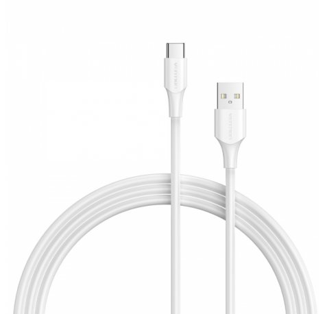 Vention Cable USB-A Macho a USB-C Macho - 2m - 3A - 60W - 480Mbps - Color Blanco