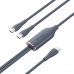 Vention Cable USB-C Macho a 2xUSB-C Macho - 1.5m - Color Verde