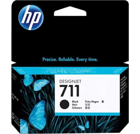HP 711 Negro Cartucho de Tinta Original - CZ129A
