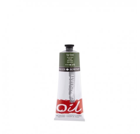 Daler Rowney Graduate Pintura al Oleo - Tubo de Aluminio - 220ml - Color Verde Vejiga