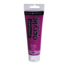 Daler Rowney Graduate Pintura Acrilica - Tubo de Plastico - 120ml - Color Lila