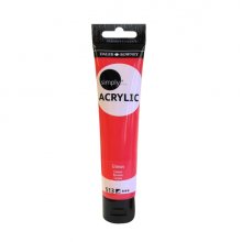 Daler Rowney Simply Pintura Acrilica - Tubo de Plastico - 75ml - Color Carmesi