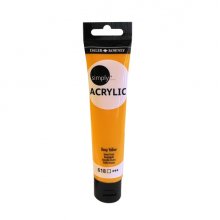 Daler Rowney Simply Pintura Acrilica - Tubo de Plastico - 75ml - Color Amarillo Profundo