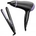Remington Style Essentials Pack Secador y Plancha de Pelo - 2000W - Secador con Rejilla Ceramica-Ionica - Plancha de Placas Ceramicas